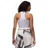 Nike Jordan Canotta Crop Bianco Donna