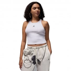 Nike Jordan Canotta Crop Bianco Donna