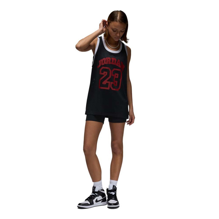 Nike Jordan Canotta Mesh Nero Donna