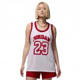 Nike Jordan Canotta Mesh Bianco Donna