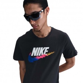 Nike Sportswear T-Shirt Logo Nero Uomo