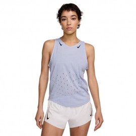 Nike Canotta Dri-Fit Adv Aeroswift Ghost BLU Void Donna