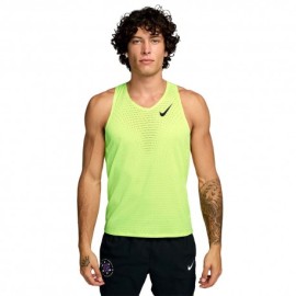 Nike Canotta Dri-Fit Aeroswift Lt Lemon Twist Nero Uomo