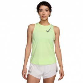 Nike Canotta Dri-Fit One Swoosh Barely Volt Donna