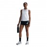 Nike Canotta Dri-Fit One Swoosh Bianco Donna