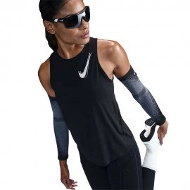 Nike Canotta Dri-Fit One Swoosh Nero Donna