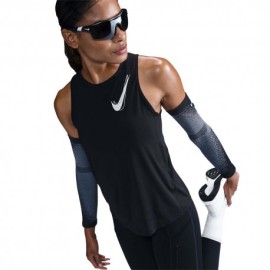 Nike Canotta Dri-Fit One Swoosh Nero Donna
