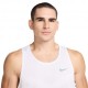 Nike Canotta Dri-Fit Stride Bianco Reflective Argento Uomo