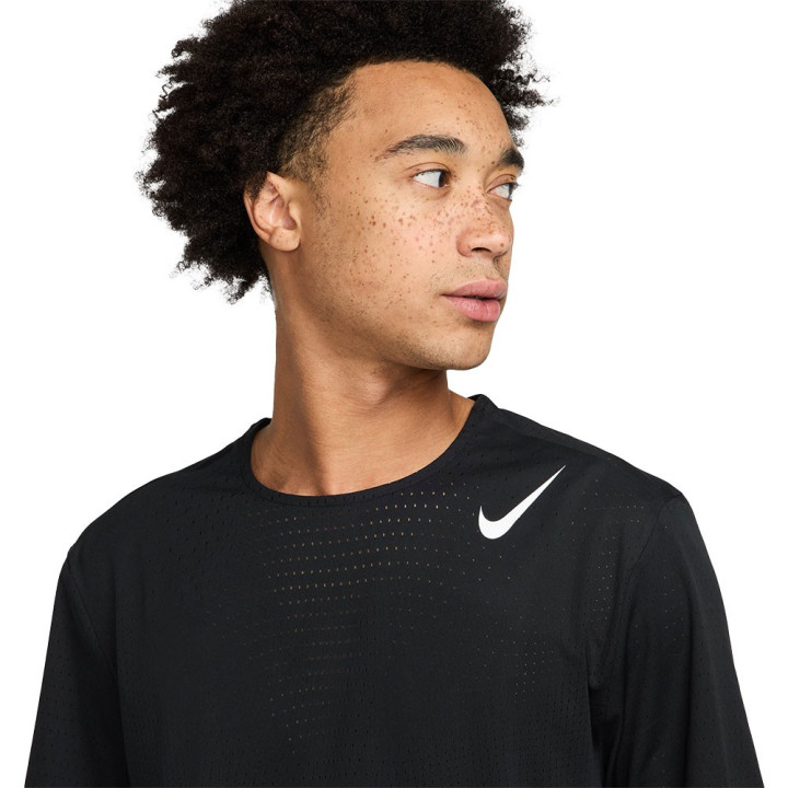 Nike Maglia Running Df Aeroswift Nero Summit Bianco Uomo