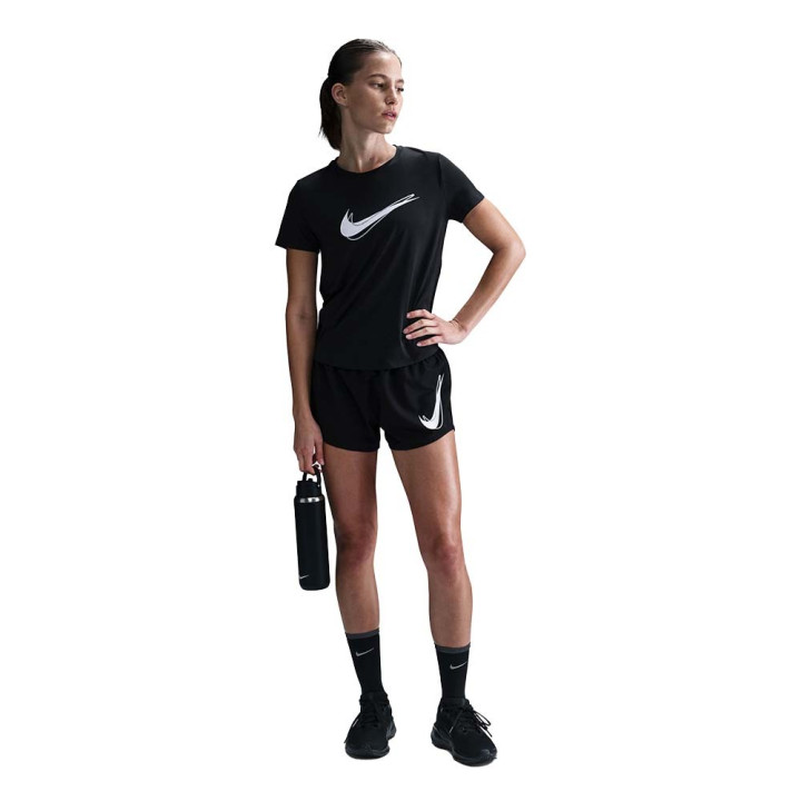 Nike Maglia Running Dri-Fit One Swoosh Nero Donna