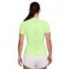 Nike Maglia Running Dri-Fit Swift Barely Volt Reflective Argento Donna