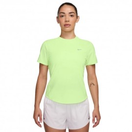 Nike Maglia Running Dri-Fit Swift Barely Volt Reflective Argento Donna
