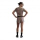 Nike Maglia Running Dri-Fit Swift Mink Brown Reflective Argento Donna