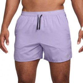 Nike Pantaloncini Running Dri-Fit 5" Stride Hydrangeas Nero Reflective S Uomo