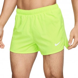 Nike Pantaloncini Running Dri-Fit 8" Fast Lt Lemon Twist Nero Reflectiv Uomo
