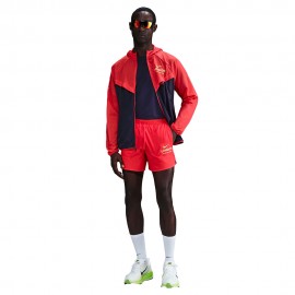 Nike Pantaloncini Running Stride City Marathon 5" Lt Crimson Uomo