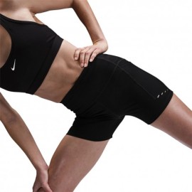 Nike Pantaloncini Running Tight 4" Swift Nero Reflective Argento Donna