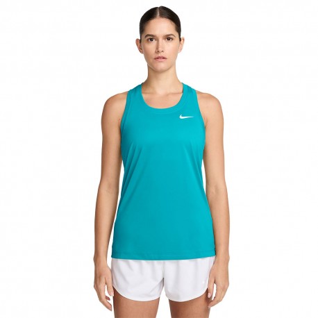 Nike Dri-Fit Canotta Palestra Azzurro Donna