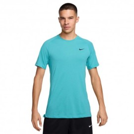 Nike Flex Rep Maglietta Palestra Logo Train Flex Rep Azzurro Uomo