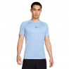 Nike Pro Breathe Maglietta Palestra Azzurro Uomo