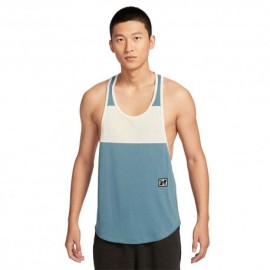 Nike Gym Heritage Canotta Palestra Blu Uomo