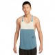Nike Gym Heritage Canotta Palestra Blu Uomo