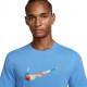 Nike Maglietta Palestra Swoosh Train Azzurro Uomo
