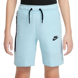 Nike Tech Fleece Shorts Sportivi Azzurro Bambino
