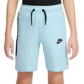 Nike Tech Fleece Shorts Sportivi Azzurro Bambino
