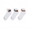Nike Calza Everyday Plus Tri Pack Bianco