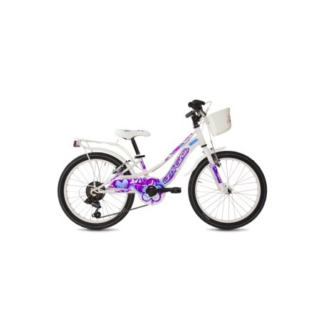 Myland 20" City 6V Bianco Fucsia - City Bike Bambina