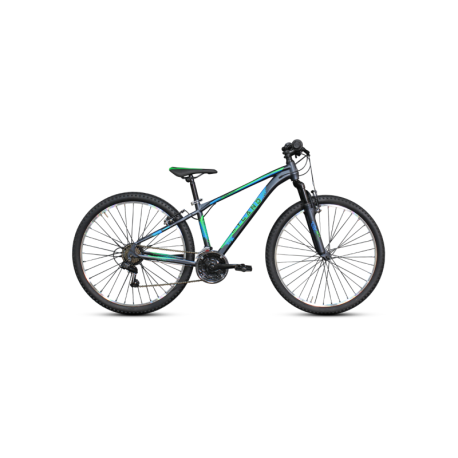 Myland 26" Reaction 6V Nero Azzurro Verde - Mtb Mountain Bike Bambino