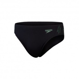 Speedo Costume Slip Hyperboom Splice Nero Olive Uomo