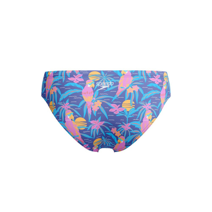 Speedo Costume Slip Allover Digital 8Cm Multicolore Uomo