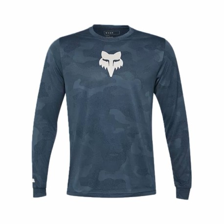 Fox Maglia Mtb Ranger Tru Dri Ls Blu Vintage Uomo