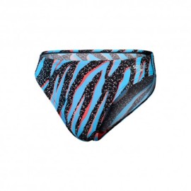 Speedo Costume Slip Allover Digital 5Cm Nero Multi Uomo