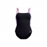 Speedo Costume Intero Piscina Supportato Lunalustre Nero Viola Donna