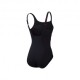 Speedo Costume Intero Piscina Supportato Eclipse Nero Fucsia Donna