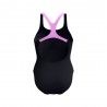 Speedo Costume Intero Piscina Medley Nero Viola Donna