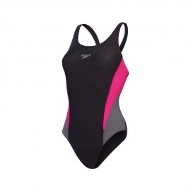 Speedo Costume Intero Piscina Colourblock 2.0 Nero Donna