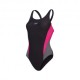 Speedo Costume Intero Piscina Colourblock 2.0 Nero Donna