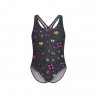 Hot Stuff Costume Intero Piscina Love Grigio Multi Bambina