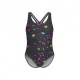 Hot Stuff Costume Intero Piscina Love Grigio Multi Bambina