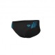 Arena Costume Slip Openings Nero Turchese Uomo