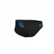 Arena Costume Slip Openings Nero Turchese Uomo