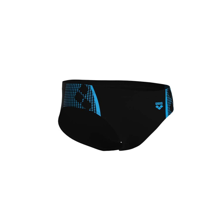 Arena Costume Slip Graphic Nero Turchese Uomo