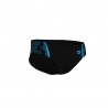 Arena Costume Slip Graphic Nero Turchese Uomo