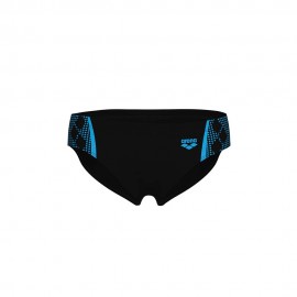 Arena Costume Slip Graphic Nero Turchese Uomo