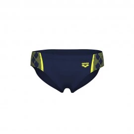 Arena Costume Slip Graphic Navy Giallo Uomo