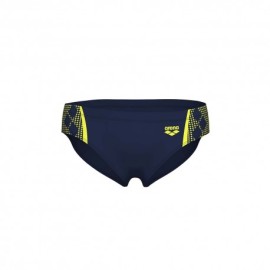 Arena Costume Slip Graphic Navy Giallo Uomo